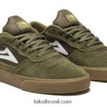 cambridge camurça verde-oliva 48880R71 Lakai