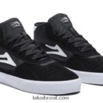 cambridge mid camurça preta/branca 48880R109 Lakai