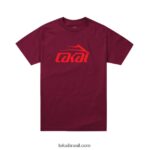 camiseta básica Borgonha 48880R144 Lakai