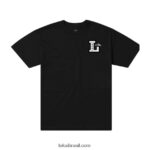 camiseta do letterman preto 48880R158 Lakai