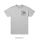 camiseta do letterman urze cinza 48880R161 Lakai