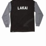 camiseta l/s tingida sloane preto 48880R324 Lakai