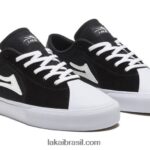 flaco 2 camurça preta/branca 48880R104 Lakai