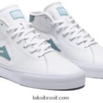 flaco 2 meados couro branco/nilo 48880R31 Lakai