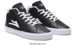 flaco 2 meados couro preto/branco 48880R30 Lakai
