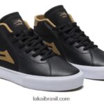 flaco 2 meados couro preto/tabaco 48880R32 Lakai