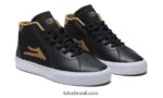 flaco 2 meados couro preto/tabaco 48880R32 Lakai