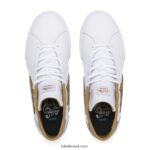 flaco 2 tênis de skate de couro médio branco 48880R238 Lakai - Image 2
