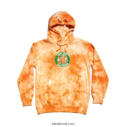 larry june skate club pullover tie dye laranja 48880R353 Lakai