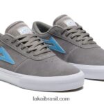 Manchester camurça cinza/azul-petróleo 48880R95 Lakai