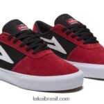 Manchester camurça vermelha/preta 48880R92 Lakai