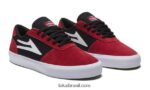 Manchester camurça vermelha/preta 48880R92 Lakai