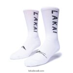 meia simples branco 48880R147 Lakai