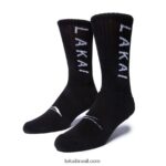 meia simples preto 48880R146 Lakai
