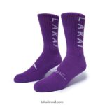 meia simples roxo 48880R151 Lakai