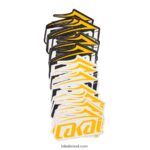 pacote de 24 adesivos de logotipo corpo médio48880R381 Lakai