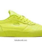 paterson cambridge sapato de skate de couro limão amarelo 48880R196 Lakai