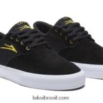 Riley 3 camurça preta/dourada 48880R25 Lakai