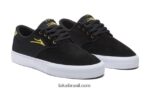 Riley 3 camurça preta/dourada 48880R25 Lakai