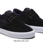 Riley 3 camurça preta/roxa 48880R20 Lakai