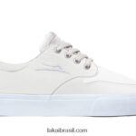 Riley 3 sapatos de skate de couro branco 48880R251 Lakai