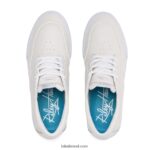Riley 3 sapatos de skate de couro branco 48880R251 Lakai - Image 3