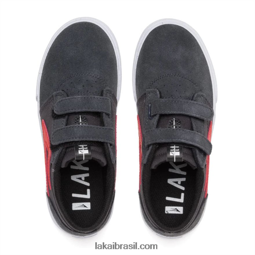 sapatos de skate de chama de carvão para crianças griffin cinza 48880R171 Lakai - Image 2
