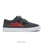 sapatos de skate de chama de carvão para crianças griffin cinza 48880R171 Lakai