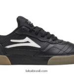sapatos de skate de couro cambridge preto 48880R188 Lakai