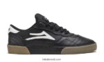 sapatos de skate de couro cambridge preto 48880R188 Lakai