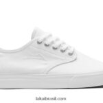 sapatos de skate de lona oxford branco 48880R287 Lakai