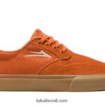 sapatos de skate queimados riley 3 laranja 48880R254 Lakai