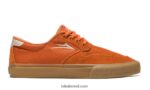 sapatos de skate queimados riley 3 laranja 48880R254 Lakai