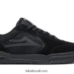 tênis de skate atlântico preto 48880R312 Lakai