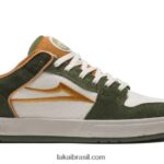 tênis de skate baixo nathaniel russell telford verde 48880R276 Lakai
