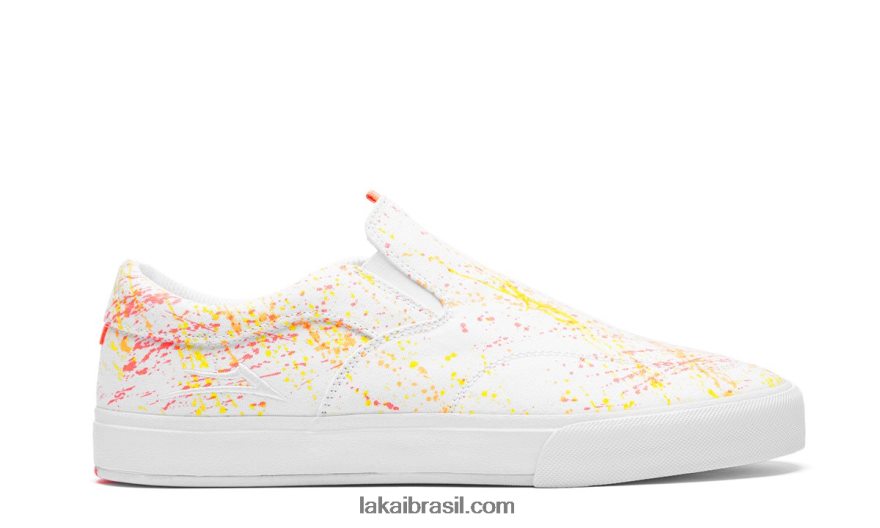 tênis de skate em lona porous walker owen vlk splatter branco 48880R256 Lakai - Image 1