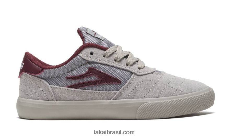 tenis_de_skate_infantil_cambridge_cinza_48880r190_lakai.jpg tênis de skate infantil cambridge cinza 48880R190 Lakai - Image 1