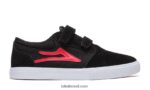 tênis de skate infantil griffin flame preto 48880R169 Lakai