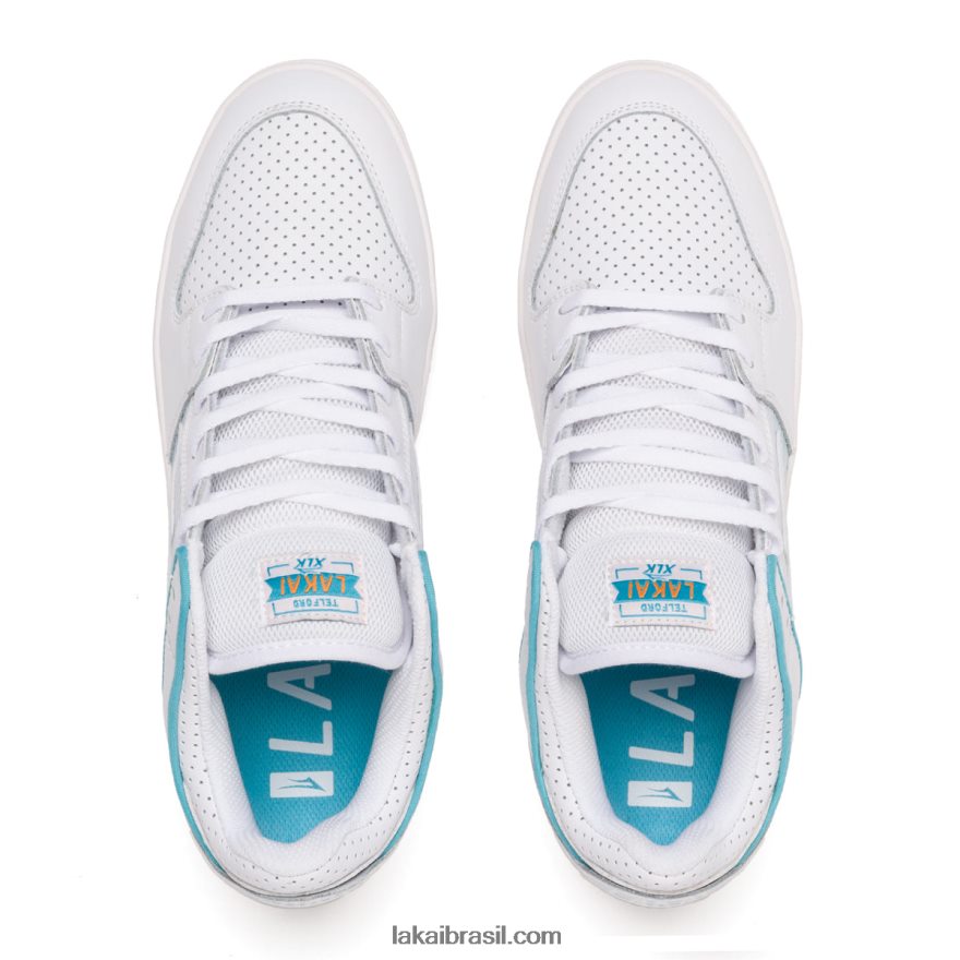 tênis de skate telford low x rob welsh em couro branco 48880R277 Lakai - Image 3